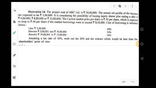 EBIT EPS Analysis problems and solutions