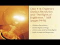 APUSH Class #14: "England's Glorious Revolution and the Rights of Englishmen"