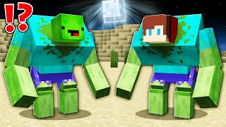 How Mikey and JJ became a MUTANT ZOMBIES ?  Minecraft (Maizen)