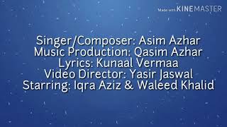Asim Azhar-Jo Tu Na Mila||( LYRICS VIDEO)||Lyrics Video