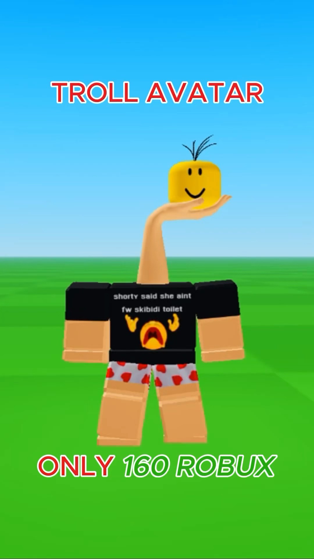 Troll Avatar For Roblox Follow For More Cool Roblox Avatars Oardefault 