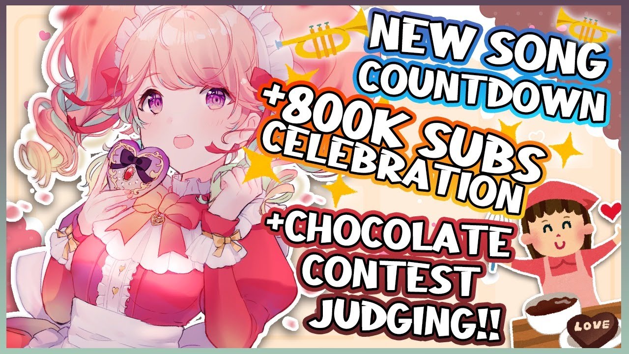 【800k SUBS PARTY】Valentines Day Choco Judging and COUNTDOWN FOR NEW SONG #HeartChallengerChoco