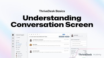 Conversations Page overview of ThriveDesk