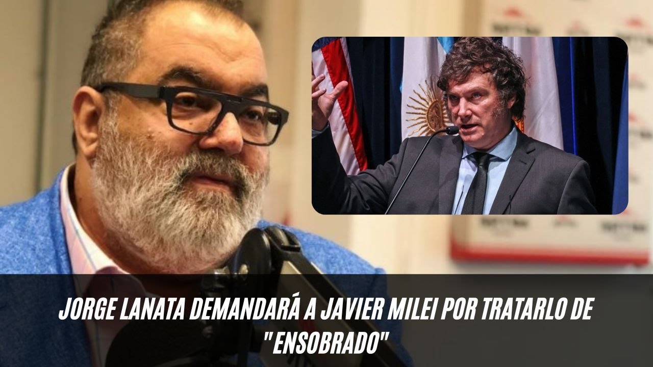 Jorge Lanata demandará a Javier Milei por tratarlo de "ensobrado"