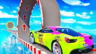 Care MASINA poate trece de SPIRALE URIASE in GTA 5?