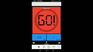 Tabata Time Aplicación screenshot 2
