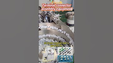 Terminal connector assembly equipment #machine #factoryproducts #factory #customautomation
