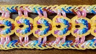 Rainbow Loom | Enchanted Apples Bracelet Tutorial (Hook Only)