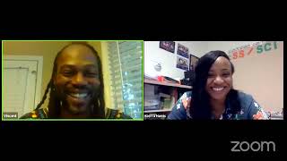 WCEG Network - Conversations In Education host Vincent Cheeks & guest Author/Educator Kierra Harris.