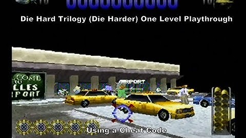 Die Hard Trilogy One Level Playthrough using a Sega Saturn Cheat Code :D #SegaSaturn #CheatCodes