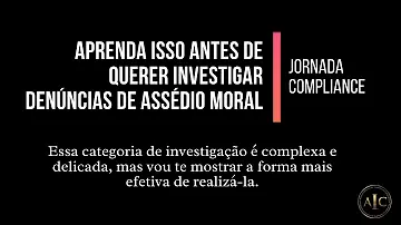 Como conduzir uma investigação interna?