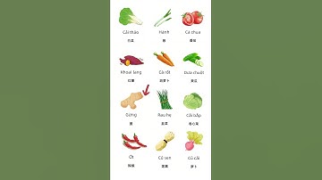 [ P2] Từ Vựng Tiếng Trung Chủ Đề Rau Củ - #hsk #tiengtrunghsk #tiengtrung #vietnam #learnchinese