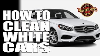 How To Clean White Cars - Mastersons Car Care - Waterless Car Wash - Auto Detailing