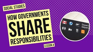 How Governments Share Responsibilities | Social Studies Lesson