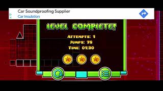 Geometry dash playing level 1 and 2 simultaneously