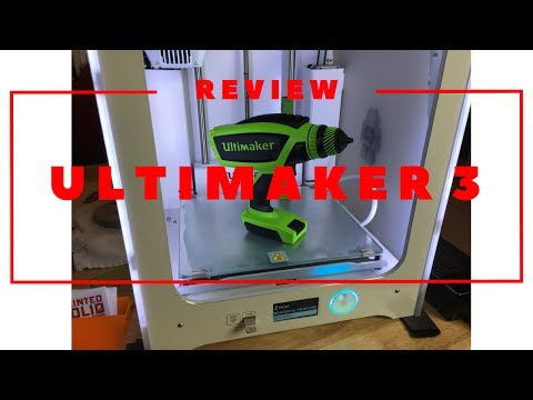 Ultimaker 3 Dual Extruder 3D Printer Review!