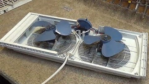 Clean and Service Holmes Twin Window Fan model HAWF2021 | Quick Version