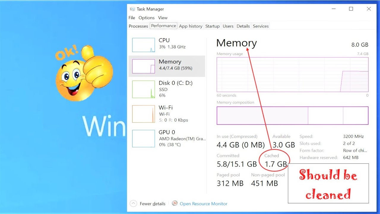 How to Clean Ram Memory Cache YouTube