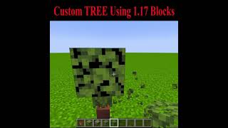 Small MINECRAFT Custom Tree 1.17