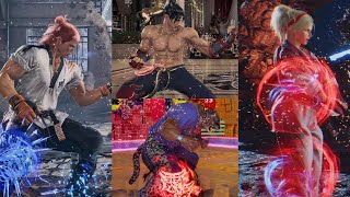 All Ki charge taunts ( including season 1 & 2 DLC characters )- Tekken 8