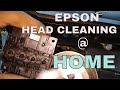 PRINTER HEAD REPAIR #EPSON L210, 220 HEAD CLEANING & RED LIGHT BLINKING SOLUTION