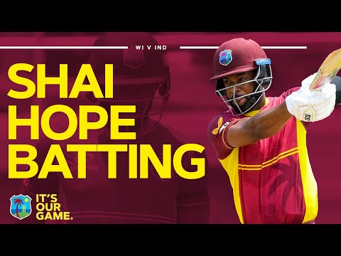 Shai hope batting timing! | 43 off 46 in barbados | west indies v india | 1st odi
