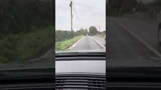 Prosperous to Kilcock Road, September 2023. Raining. Car POV