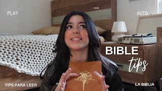 TIPS PARA LEER LA BIBLIA