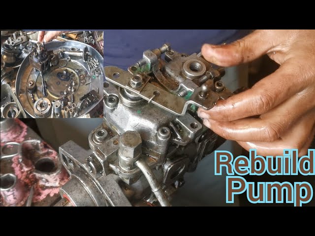 How to fuel injection pump head rotor fitting[VE DIESEL PUMP] 2L DIESEL PUMP  
