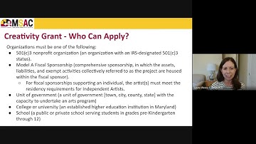 How to Apply: Creativity Grants for Nonprofit Organizations