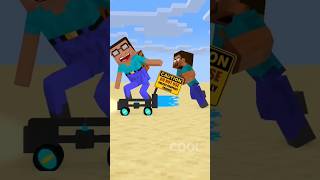 HELP Herobrine Wins The Sprint Race And Get The Mystery Bedrock  Minecraft 3D Animation short video