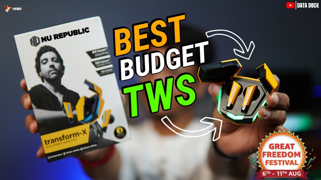 Best Budget Earbuds in Amazon Great Freedom Festival | Nu Republic Transform X Earphone 