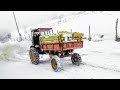 Трактор Т 16М и Трактор Т 40 АМ в падъеме с капустой по снегу l Offroad.