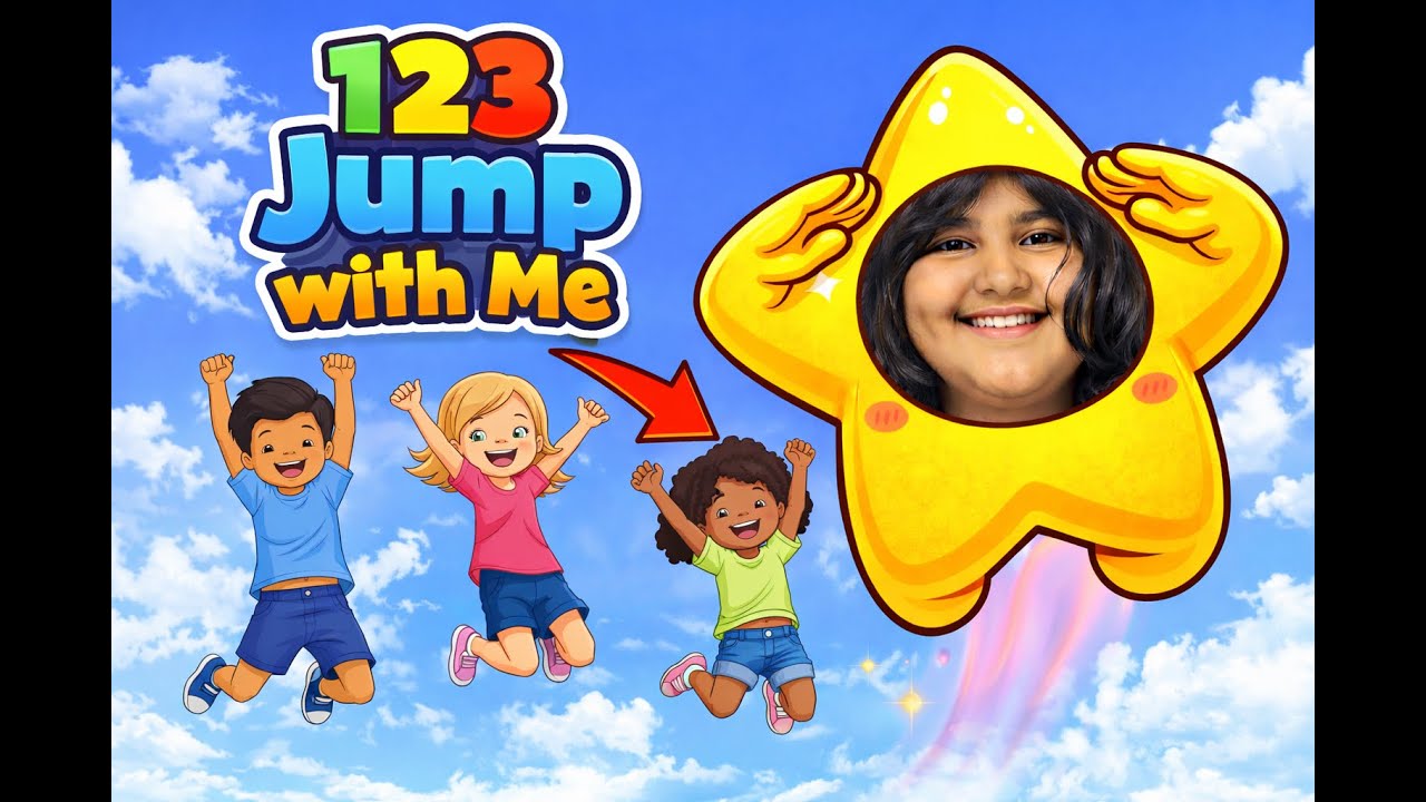 123 Jump With Me | Fun Counting Song for Kids | Learn Numbers with Jumping & Music