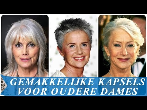 Gemakkelijke kapsels voor oudere dames