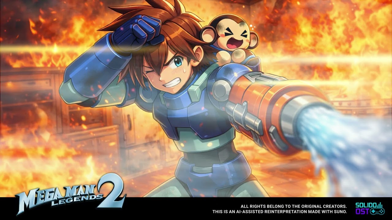 Megaman Legends 2 - Fire in the Flutter - Reimagined by AI