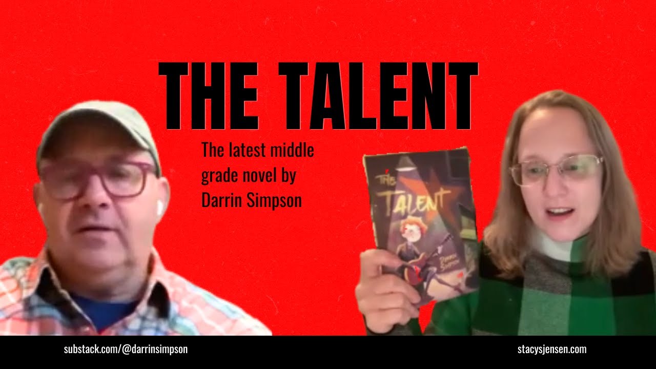 Behind the Pageturns with Darrin Simpson  — contemporary middle grade author of The Talent