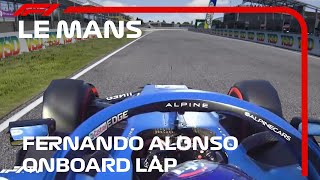 Fernando Alonso Onboard Lap LE MANS - F1 2021 Assetto Corsa