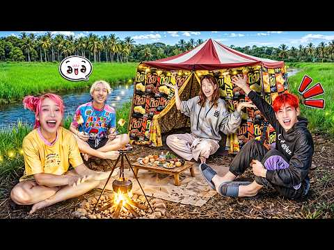 แคมป์โซบิ DIY แสนอร่อย!! ดูตะวันลับฟ้า..สูดอึหมาข้างที่พัก!!