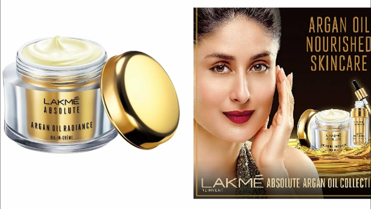 lakme absolute argan oil radiance oil in cream