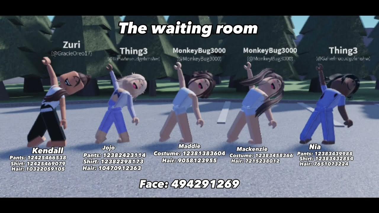 Roblox Ora dance moms Costume codes (group edition) YouTube