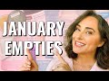 January empties  mature skin  honest reviews  new discoveries