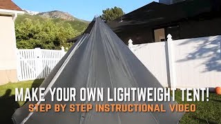 Make your Own Backcountry Tipi Shelter