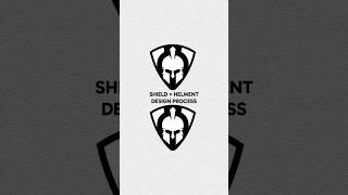 Shield Logo Design Process  | Illustrator Logo Design Tutorial | Spartan Logo#logo#design