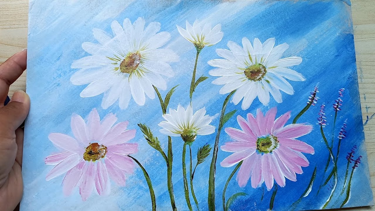 Pinte Flores de Forma Fácil e Relaxante