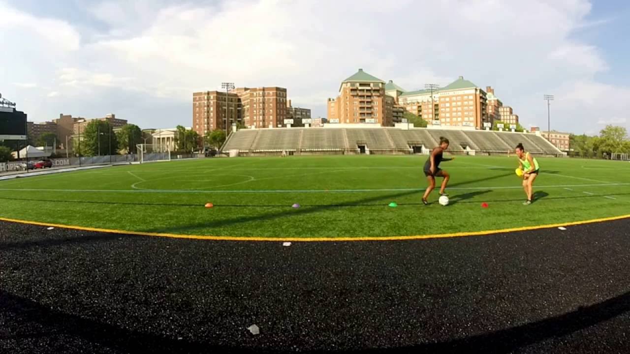 Reaction 1 v 1 Soccer Drill YouTube