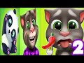 My talking cat 😺😺🐈 vs my talking pan 🥰🧡 vs my talking tom 2 🥰🤩😘🧡🐥