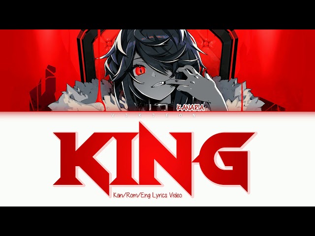 Kanaria - KING (cover by Kano) [Kan/Rom/Eng Lyrics Video] class=