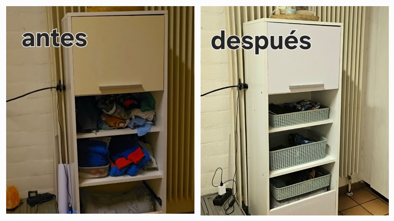 🟡 RESTAURACIÓN de un MUEBLE viejo 😃 lo que ves no es real, depende con que la compares