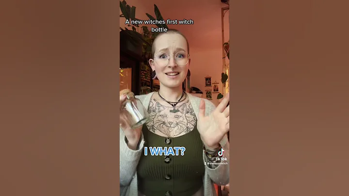 When a beginner witch learns how you make a traditional witch bottle #witchcraft #witchy
